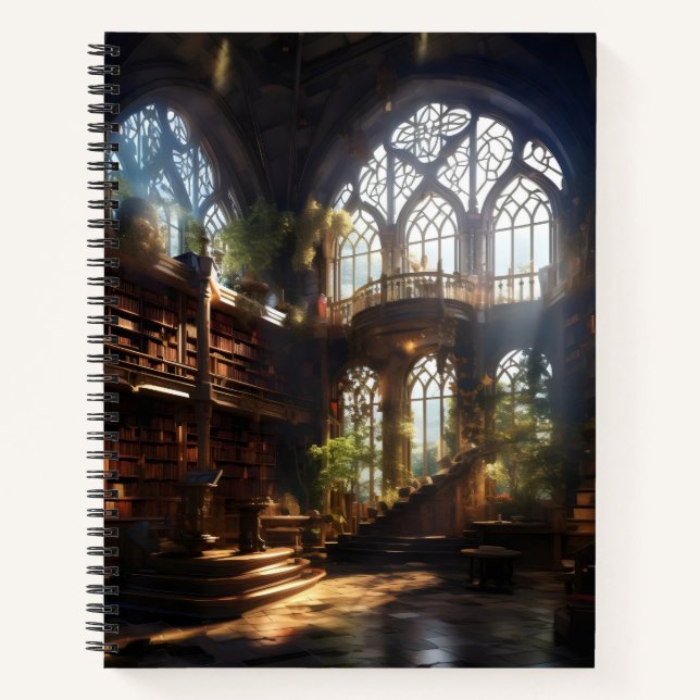 Magic Library Notizbuch (Vorderseite)