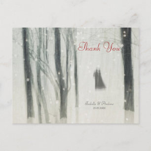 Magic Liebe Hochzeit Danke-Card Postkarte