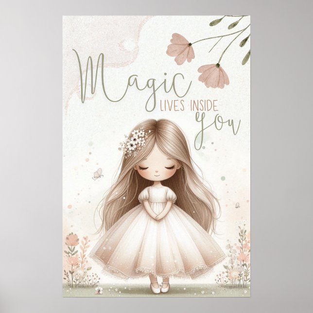Magic lives inside you poster (Vorne)