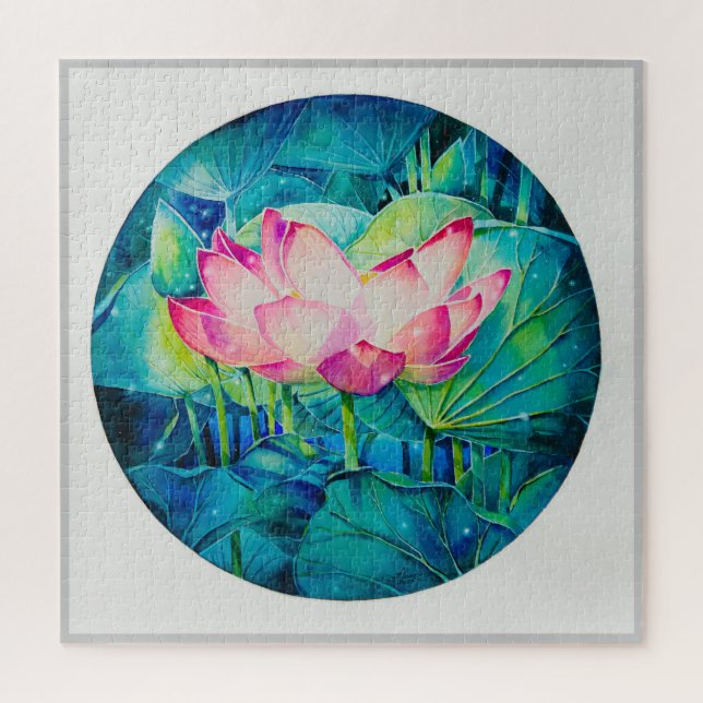 Magic Lotus Blume Puzzle (Vertikal)