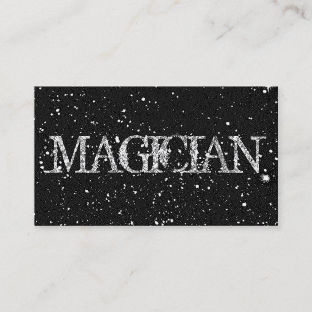 Magic Magician Card Poker Chip Unterhaltung Visitenkarte (Vorderseite)