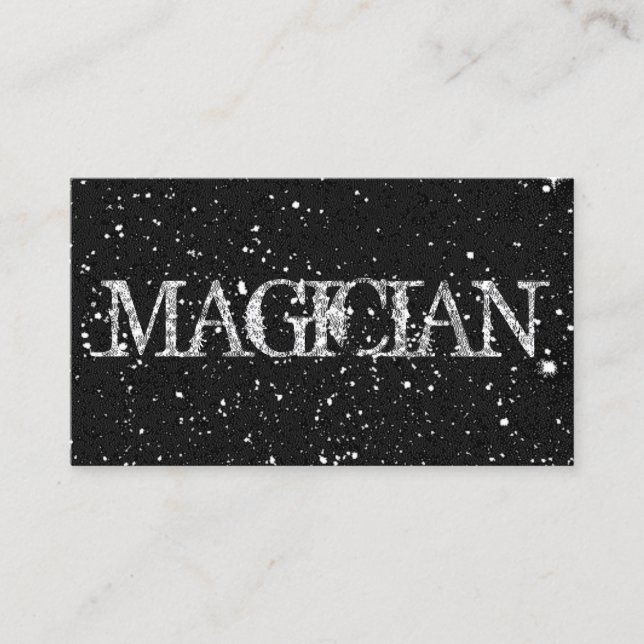 Magic Magician Card Poker Chip Unterhaltung Visitenkarte (Vorderseite)