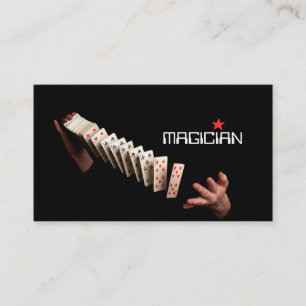 Magic Magician Card Poker Trial Unterhaltung Visitenkarte