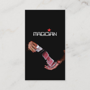 Magic Magician Card Poker Trial Unterhaltung Visitenkarte