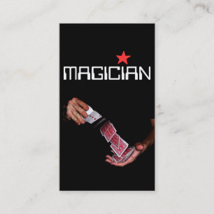 Magic Magician Card Poker Trial Unterhaltung Visitenkarte