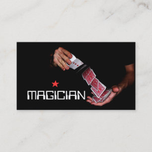 Magic Magician Card Poker Trial Unterhaltung Visitenkarte