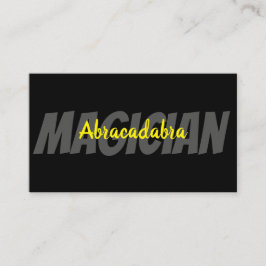 Magic Magician Card Poker Trick Unterhaltung Visitenkarte