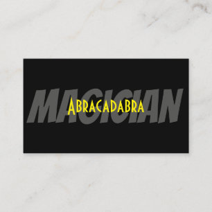 Magic Magician Card Poker Trick Unterhaltung Visitenkarte