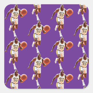 Magic Man 33 Quadratischer Aufkleber