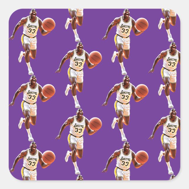 Magic Man 33 Quadratischer Aufkleber (Vorderseite)