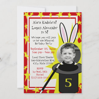 Magic Me Birthday Einladung