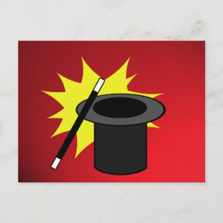 Magic Me/Magician's Hat Postkarte