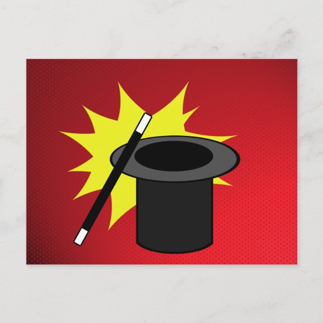 Magic Me/Magician's Hat Postkarte (Vorderseite)