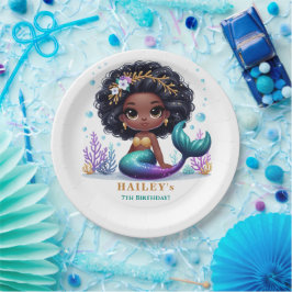Magic Mermaid Birthday Party Pappteller