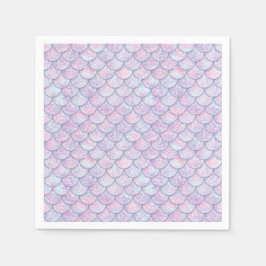 Magic Mermaid Scales Birthday Party Serviette