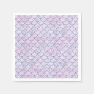 Magic Mermaid Scales Birthday Party Serviette