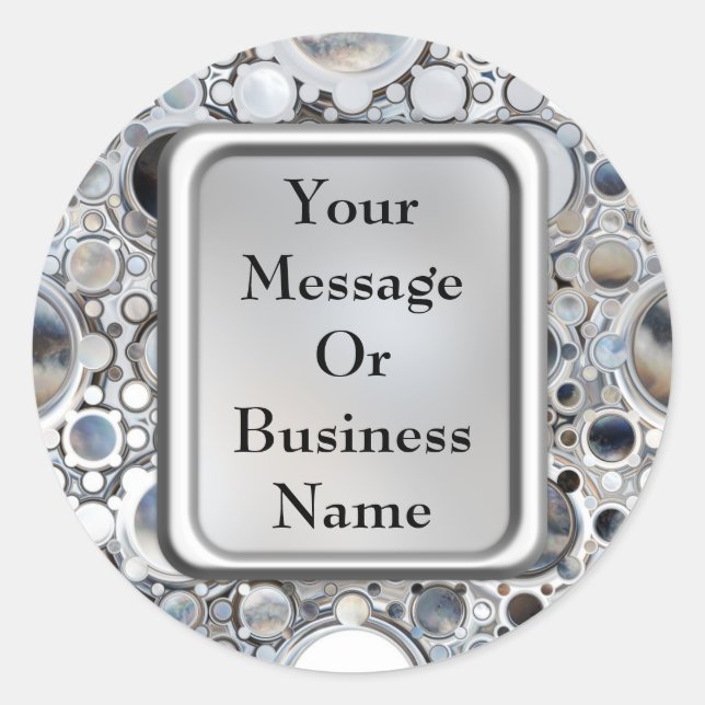 Magic Mirrors Runder Aufkleber (Vorderseite)