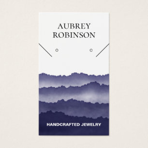 Magic Misty Mountains Blue Display Card