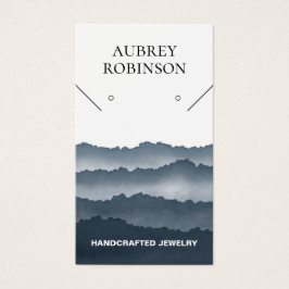 Magic Misty Mountains Blue-Gray Display Card