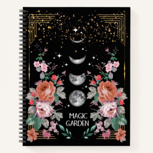 Magic Moon Garden Notizbuch