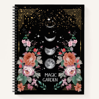 Magic Moon Garden Notizbuch