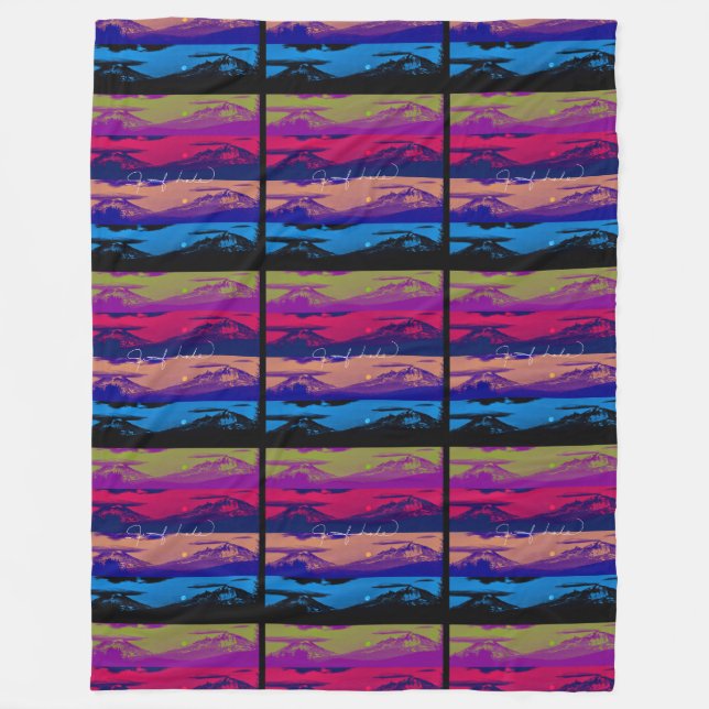 Magic Mountain Fleecedecke (Vorderseite)