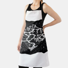 Magic Mountain Map Schürze