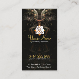 Magic Muschel Fraktal Business Card Visitenkarte