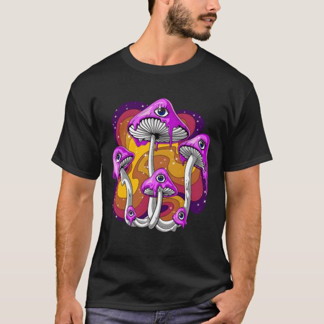Magic Mushroom Food Mädchen T-Shirt (Vorderseite)