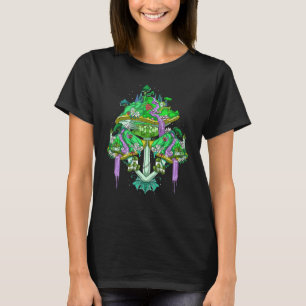 Magic Mushroom House Inspiriert Mushroom Kingdom R T-Shirt