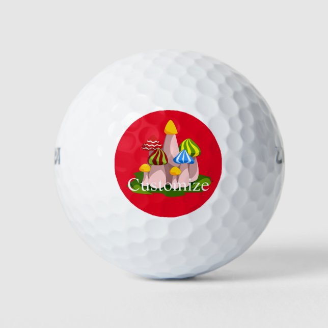 Magic Mushroom Kathedrale Thunder_Cove Golfball (Vorderseite)