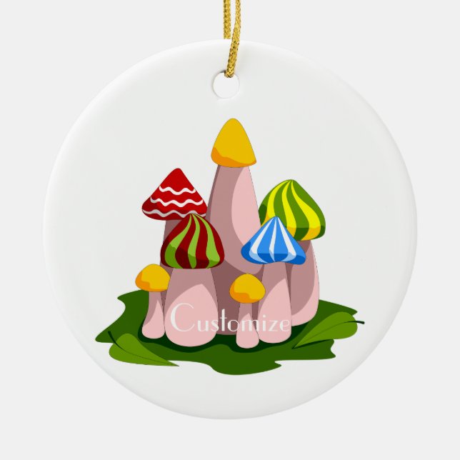 Magic Mushroom Kathedrale Thunder_Cove Keramik Ornament (Vorne)