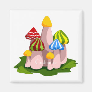 Magic Mushroom Kathedrale Thunder_Cove Magnet