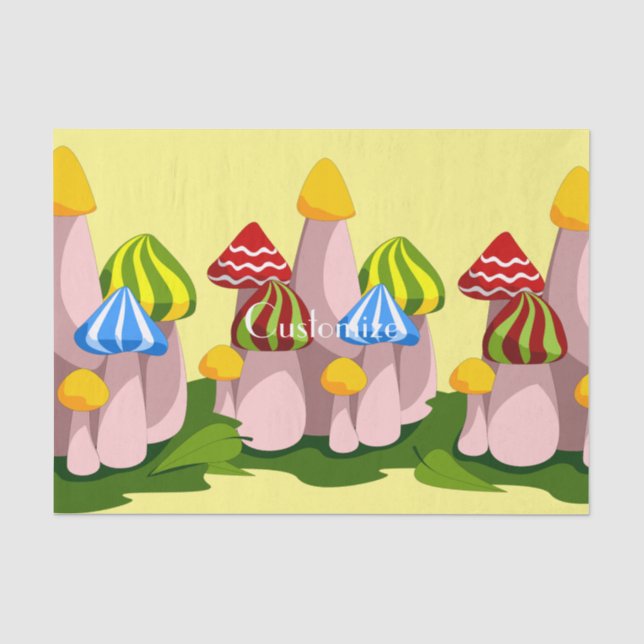 Magic Mushroom Kathedrale Thunder_Cove Seidenpapier (Vorderseite)