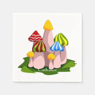 Magic Mushroom Kathedrale Thunder_Cove Serviette