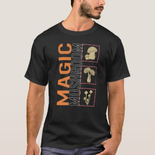 Magic Mushroom Pilz Fungi Vintag Botanisch N T-Shirt