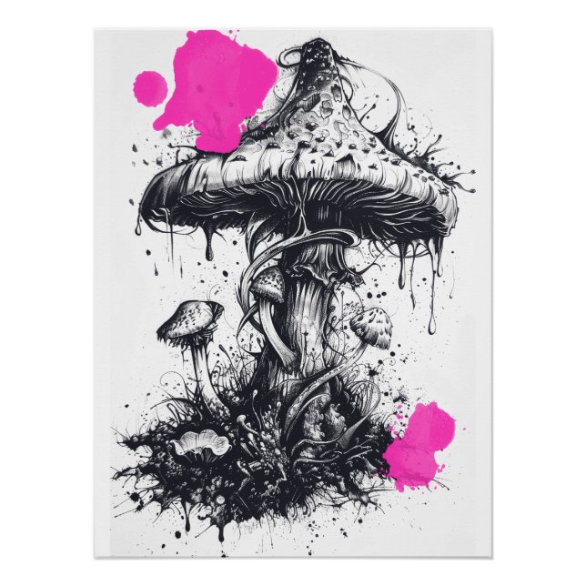Magic Mushroom Poster (Vorderseite)