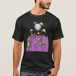 Magic Mushroom Psychedelic Alien Trip Shroom Edm G T-Shirt