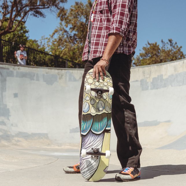 Magic Mushroom Skateboard (Außenbereich2)