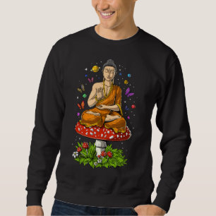 Magic Mushrooms Buddha Sweatshirt