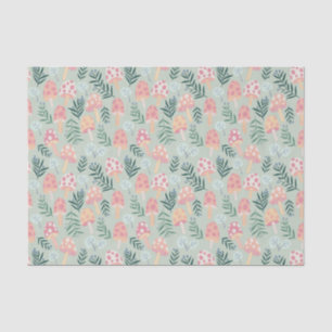 Magic Mushrooms Forest Pattern Seidenpapier