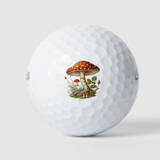 Magic Mushrooms Golf Balls Golfball (Vorderseite)