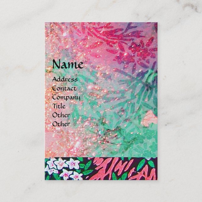 MAGIC MYRTLE / Sinkende Gold Reflektionen Visitenkarte (Vorderseite)