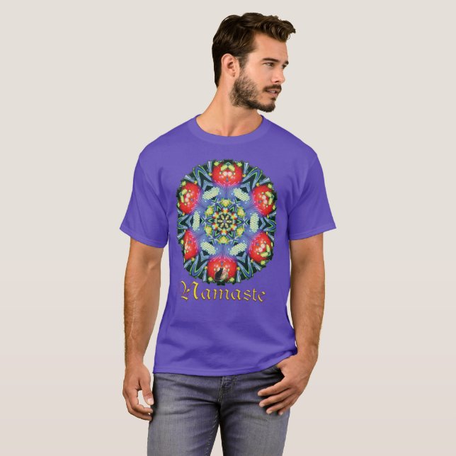 Magic Namaste Kaleidoskop T-Shirt (Vorne ganz)