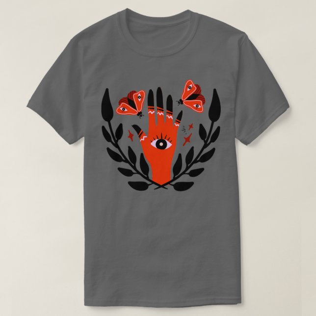 Magic Occult Eye Yellowish T-Shirt (Design vorne)