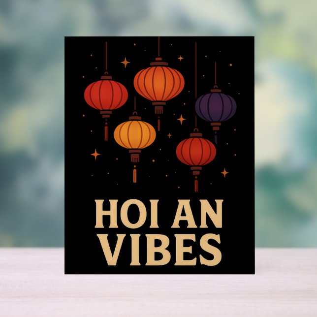 Magic of Hoi An – Lantern Art  Acrylschild (Neutral)