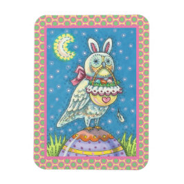 MAGIC OWL & EASTER BASKET, URLAUB BIRD MAGNET
