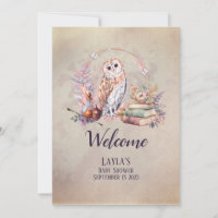 Magic Owl Welcome Baby Dusche