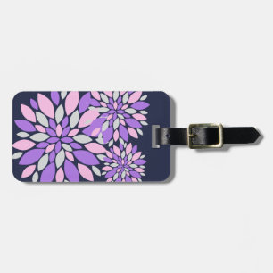 Magic Petals Purple Flowers Gepäckanhänger