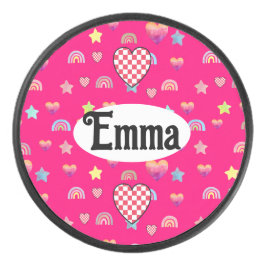 Magic pink candy world eishockey puck